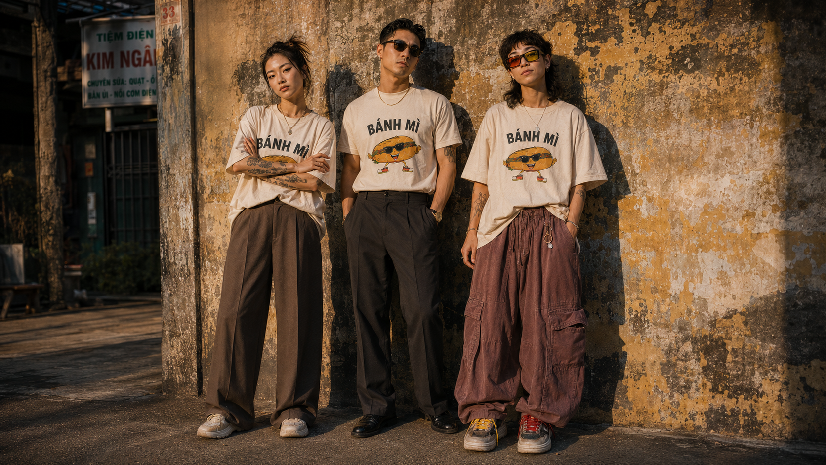 Bánh Mì Shop merch crew, limited drop collection